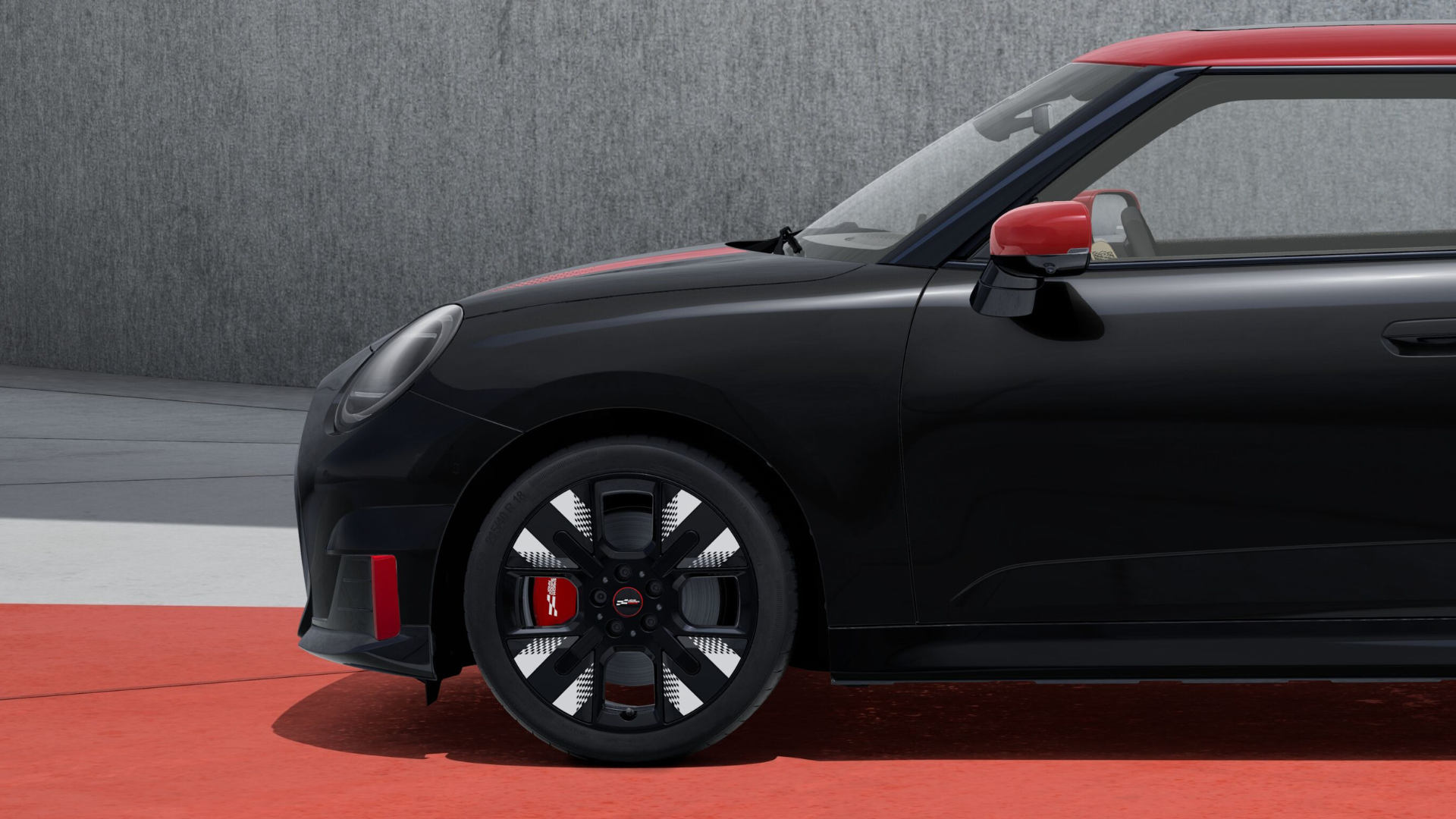 RODA 18" JOHN COOPER WORKS MASTERY SPOKE BLACK.